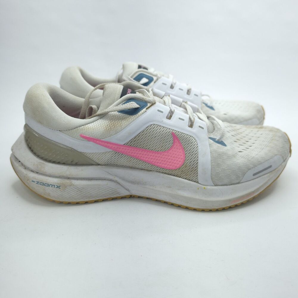 Nike Air Zoom Vimero 16 Running Shoes Womens Size 8.5 White Pink Blue DA7698-104